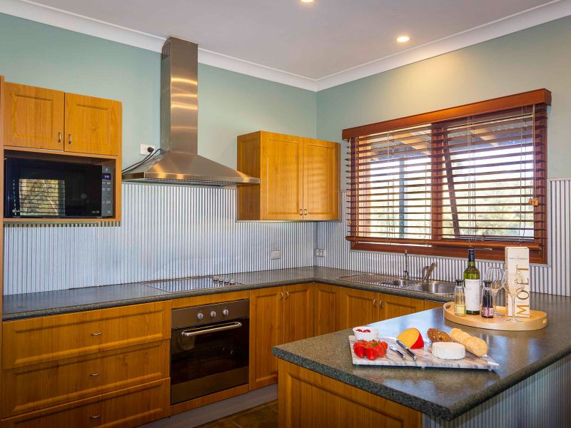 Hunter Valley accommodation at Wattle Wilde. Cook up a storm in our country kitchen