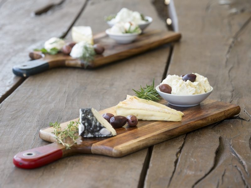 Cheese plate at Binnorie Diary, Pokolbin